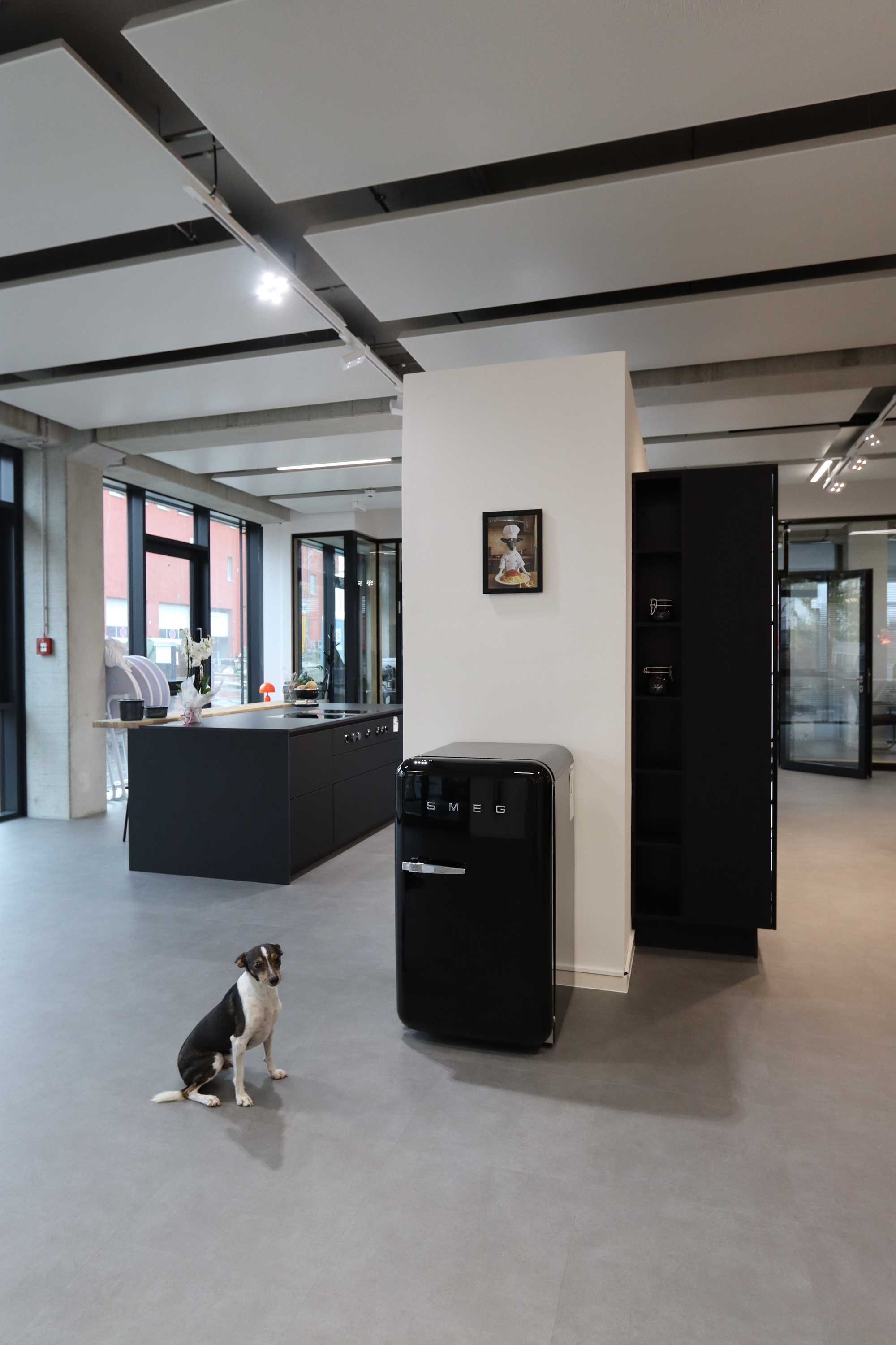 SMEG Standkühlschrank mit unserem Feel-Good-Manager Aladin 